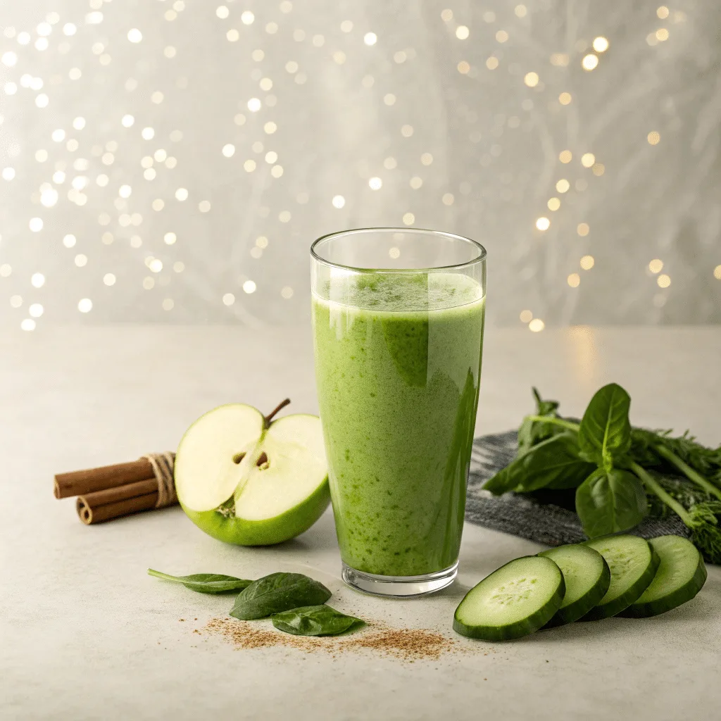 Jus vert équilibre glycémique