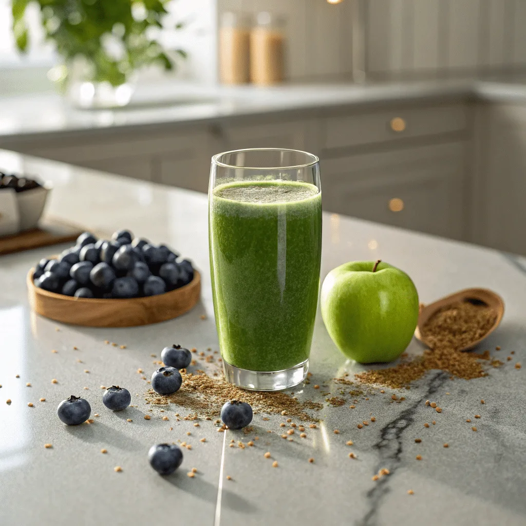 Jus vert équilibre hormonal